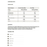 Nutrition stats for Science in Sport - GO Energy Powder, highlighting energy, carbohydrates, and ingredients.